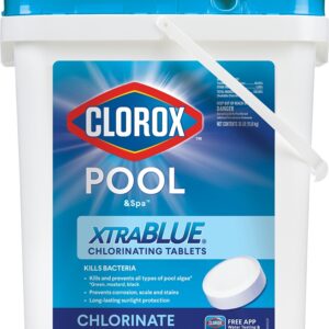 Clorox POOL & Spa XtraBlue 23035CLX Chlorinating Tablet, Solid, Chlorine, 35 lb