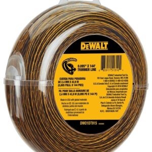 DEWALT DWO1DT915 Trimmer Line, 0.095 in Dia, 144 ft L