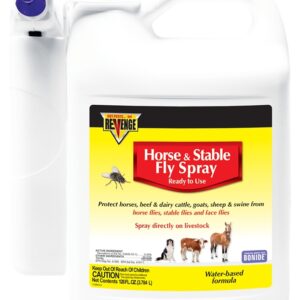 Bonide REVENGE 46173 Horse and Stable Fly Sprayer, Liquid, White, 1 gal