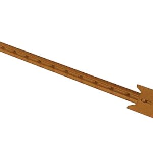 CMC TP125POR060 T-Post, 6 ft H, Steel, Orange/White