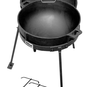 Bayou Classic CI7010 Jambalaya Kettle with Cast Iron Lid