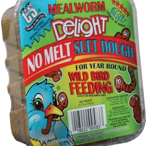 C&S No Melt Suet Dough Delights Series CS12583 Bird Suet, 11.75 oz