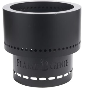 HY-C FG-16 Pellet Fire Pit, 13-1/2 in OAW, 13-1/2 in OAD, 12-1/2 in OAH, Round, Metal