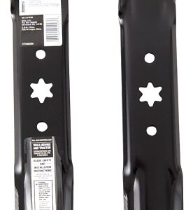 Arnold 490-110-M108 High-Lift Blade Set, 42 in L, For: Bolens, Huskee, MTD, Troy-Bilt, Yard Machines, Yard-Man Tractors
