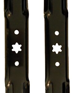 Arnold 490-110-M110 High-Lift Blade Set, 46 in L, For: Bolens, Huskee, MTD, Troy-Bilt, Yard Machines, Yard-Man Tractors