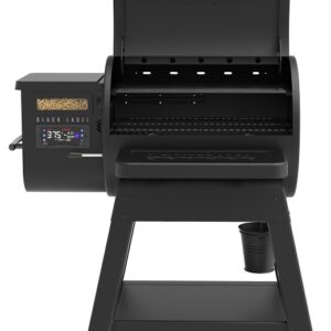 Louisiana Grills 800 Black Label Series 10638 Wood Pellet Grill, 520 sq-in Primary Cooking Surface, Steel Body, Black