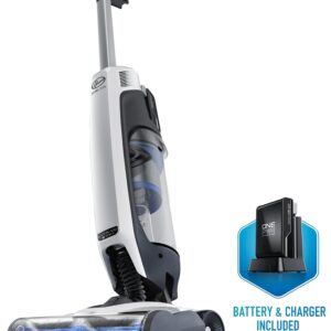 Hoover ONEPWR BH53420 Cordless Upright Vacuum, 1/4 gal Vacuum, Washable Filter, 20 V, White