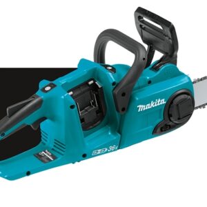 Makita XCU03Z Cordless Chainsaw, Tool Only, 5 Ah, 36 V, Lithium-Ion, 14 in L Bar, 3/8 in Pitch, Soft-Grip Handle
