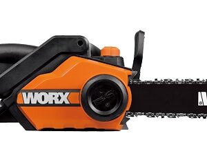 Worx WG303.1 Chainsaw, 14.5 A, 120 V, 3.5 hp, 16 in L Bar/Chain, 3/8 in Bar/Chain Pitch, Rear Handle