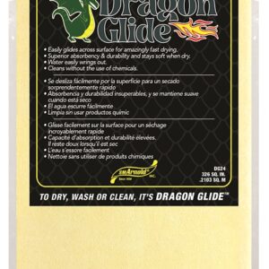 SM Arnold DRAGON GLIDE DG24 Drying Towel, 326 sq-in, Fiber