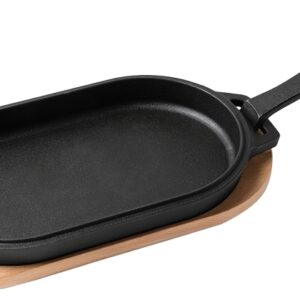 Ooni UU-P08C00 Sizzler Pan, Cast Iron, Black/Brown