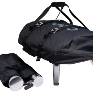 Ooni Fyra 12 Series UU-P0AE00 Pizza Oven Carry Cover, Aluminum/Polyester, Black, For: Ooni Fyra 12 Pizza Oven