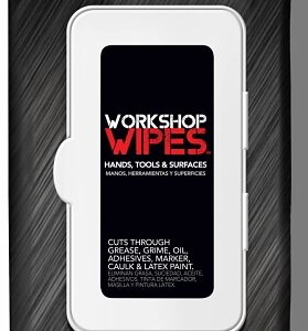 Venom Steel VENWP60 Workshop Wipe with Scrubbing Beads, 8 in L, 12 in W, Citrus