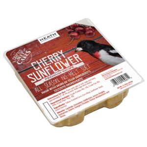 Heath DDC2-12 Crafted Suet Cake, Cherry Sunflower, 11.75 oz