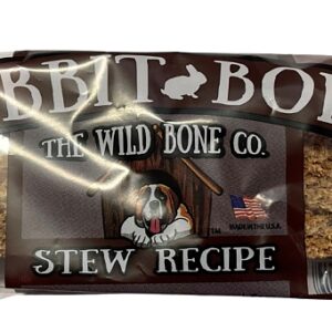 The Wild Bone Co 1812 Stew Dog Biscuit, Jerky, Rabbit, 1 oz