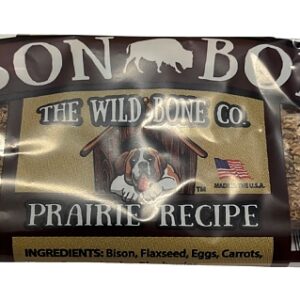 The Wild Bone Co 1832 Prairie Dog Biscuit, Jerky, Bison, 1 oz