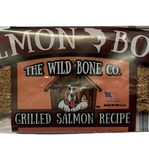 The Wild Bone Co 1882 Bone Dog Biscuit Treat, Grilled Salmon, 1 oz