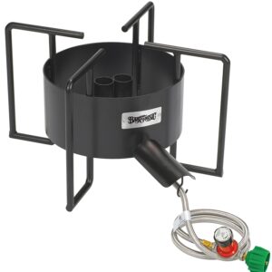 Bayou Classic SP40 Double Jet Outdoor Cooker, Stainless Steel