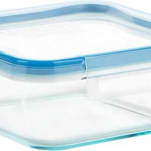 Snapware 1109304 Food Container, 4 Cups Capacity, Glass, 6-3/4 in L, 6-3/4 in W, 3 in H
