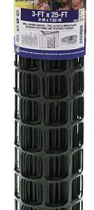 Tenax 2A140091 Garden Fence, 25 ft L, 3 ft H, 2 x 2 in Mesh, Polypropylene, Green