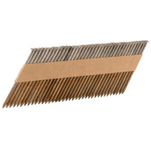 Metabo HPT 15130MHPT Sheathing Nail, 6D, 2 in L, 30 ga Gauge, Steel, Hot-Dipped Galvanized, Clipped Head