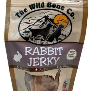 The Wild Bone Co 1940 Dog Treat, All, Jerky, Rabbit, 2.25 oz