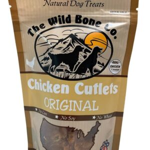 The Wild Bone Co 3467 Cutlet Dog Treat, Chicken, 4.5 oz