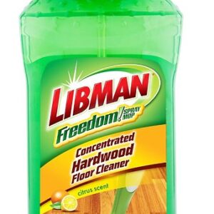 Libman Freedom Series 4007 Concentrated Hardwood Cleaner, 16 oz, PET Bottle, Liquid, Citrus, Clear