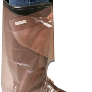 Neogen MaxiBoot MT400-XL Series Disposable Boots, XL, Press-Tab Fastener Closure, Polymer, Dark Brown