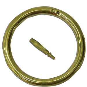 Neogen 7002 Bull Ring, Brass, Screw Fastener
