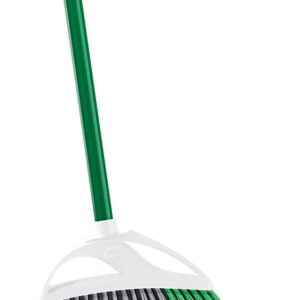 Libman PRECISION ANGLE Series 205 Broom, 13 in Sweep Face, 6 in L Trim, PET Bristle, 53 in L, Steel