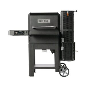 Masterbuilt Gravity 600 Series MB20041023 Grill and Smoker, Charcoal, Cast Iron/Steel, Black, Powder-Coated