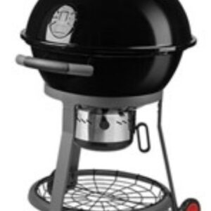 Coleman Cookout CO-600CG Charcoal Kettle, 380 sq-in Primary Cooking Surface, Black, Steel Body