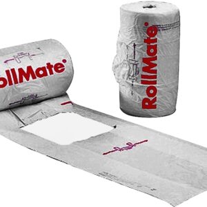 Novolex RollMate Series 8116008 T-Shirt Roll Bag, L, 7.2 in L, 15 in W, Plastic, White