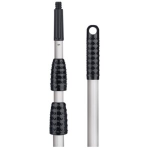 Libman 612 Extension Handle, 1.81 in Dia, 12 ft L, Aluminum, Silver