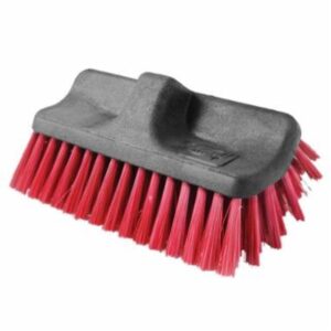 Libman 516 Scrub Brush, 2-1/2 in L Trim, Poly, Red, 6 in W Brush