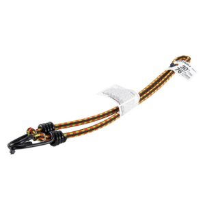 Keeper A06031Z Bungee Cord, 30 in L, Rubber, Orange/Yellow, Hook End