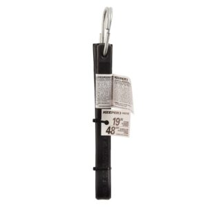 Keeper A06219Z Strap, 19 in L, EPDM, Black, Hook End