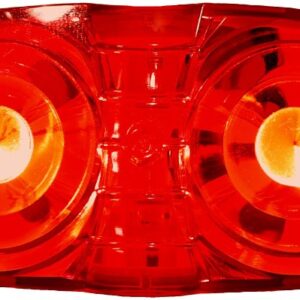 PM V38R Marker/Clearance Light, 9 to 32 V, LED Lamp, Red Lens, Surface Mounting