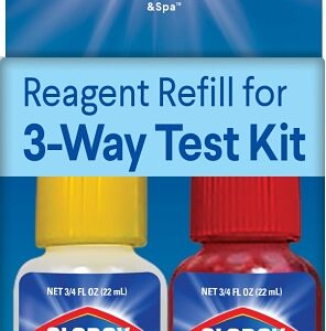 Clorox 79000CLX Test Kit, 3 -Test, Bromine, Chlorine and pH Levels Testing