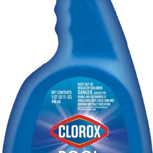 Clorox 57232CLX Filter Cleaner, 32 oz Bottle, Liquid, Lemon, Yellow