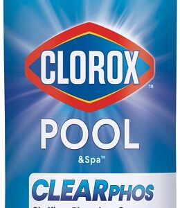 Clorox Pool & Spa 52032CLX Clearphos Clarifier + Phosphate Remover Chemical, 32 oz