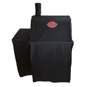 Char-Griller 2323 Grill Cover, 37.8 in W, 30.9 in D, 50.6 in H, Polyester, Black