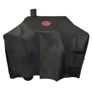 Char-Griller 2187 Grill Cover, 53 in W, 27 in D, 49 in H, Polyester, Black
