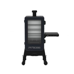 Pit Boss 11114 Vertical Electric Smoker, Cast Iron Cooking Surface, Steel, Black