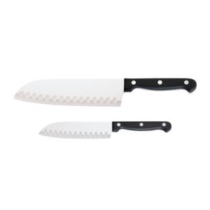 Chicago Cutlery Essentials 1094281 Santoku/Partoku Knife Set, 2-Piece, Stainless Steel