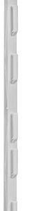 Zareba Fi-Shock A-48 Step-In Fence Post, 4 ft OAH, Polypropylene, White