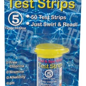 Jed Pool Tools 00-490 Pool Test Kit Refill, 4-Way