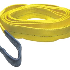 Ancra 20-EE2-9803X12 Lifting Sling, 3 in W, 12 ft L, 2-Ply, 8800 lb Vertical Hitch, Polyester, Gray