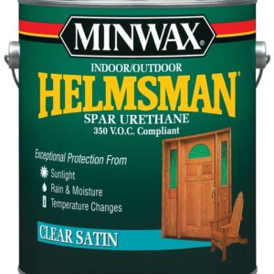 Minwax Helmsman 132200000 Spar Urethane Paint, Satin, Liquid, 1 gal, Pail